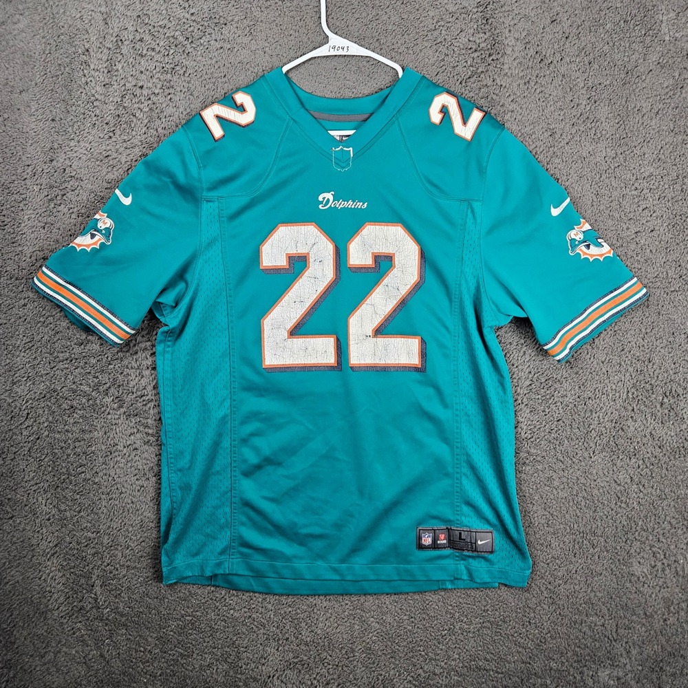Nike NFL Miami Dolphins‎ Reggie Bush 22 Teal Football Jersey Mens Large